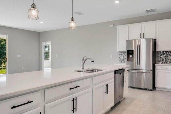 Clean and furnished kitchen