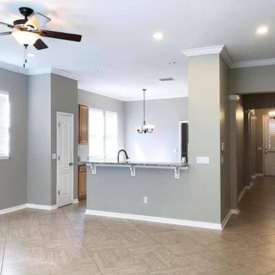 House with ceiling fan