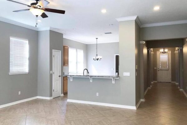 House with ceiling fan