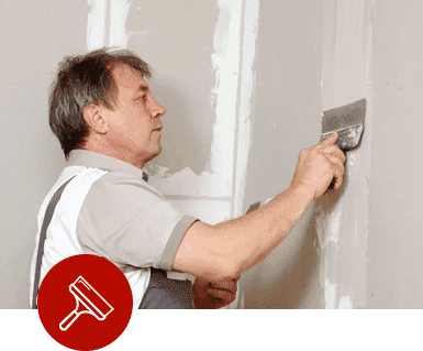 Drywall repairing by expert