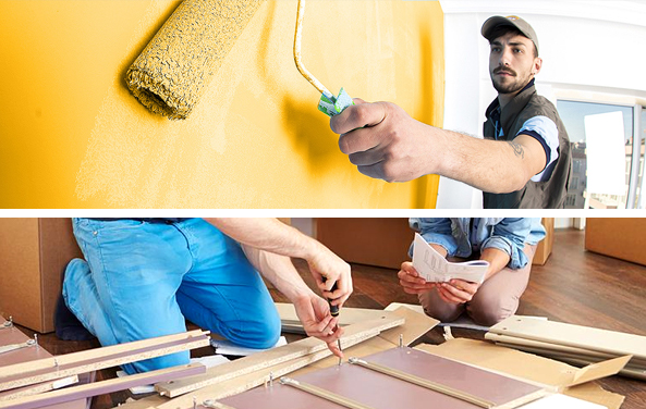 Painting and Furniture assembly