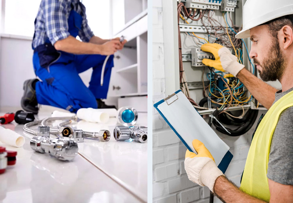 Plumber and Electrician