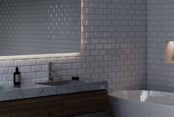 Modern style bathroom