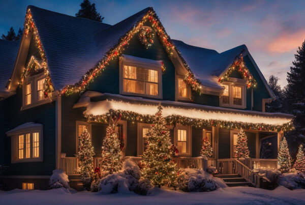 residential christmas light installation
