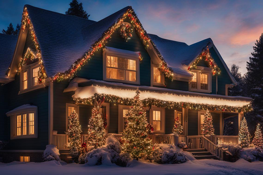 residential christmas light installation