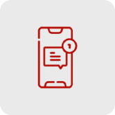 On my way text notification.